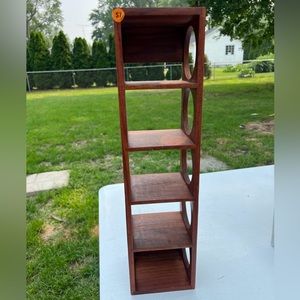 Crate & Barrel 5 bottle wine rack